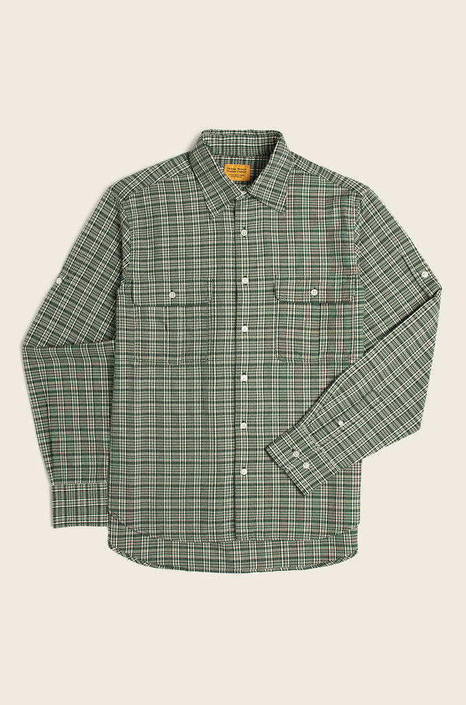 N°216 David Coggins x OMTC Fly Fishing Twin Stitched Collared Long