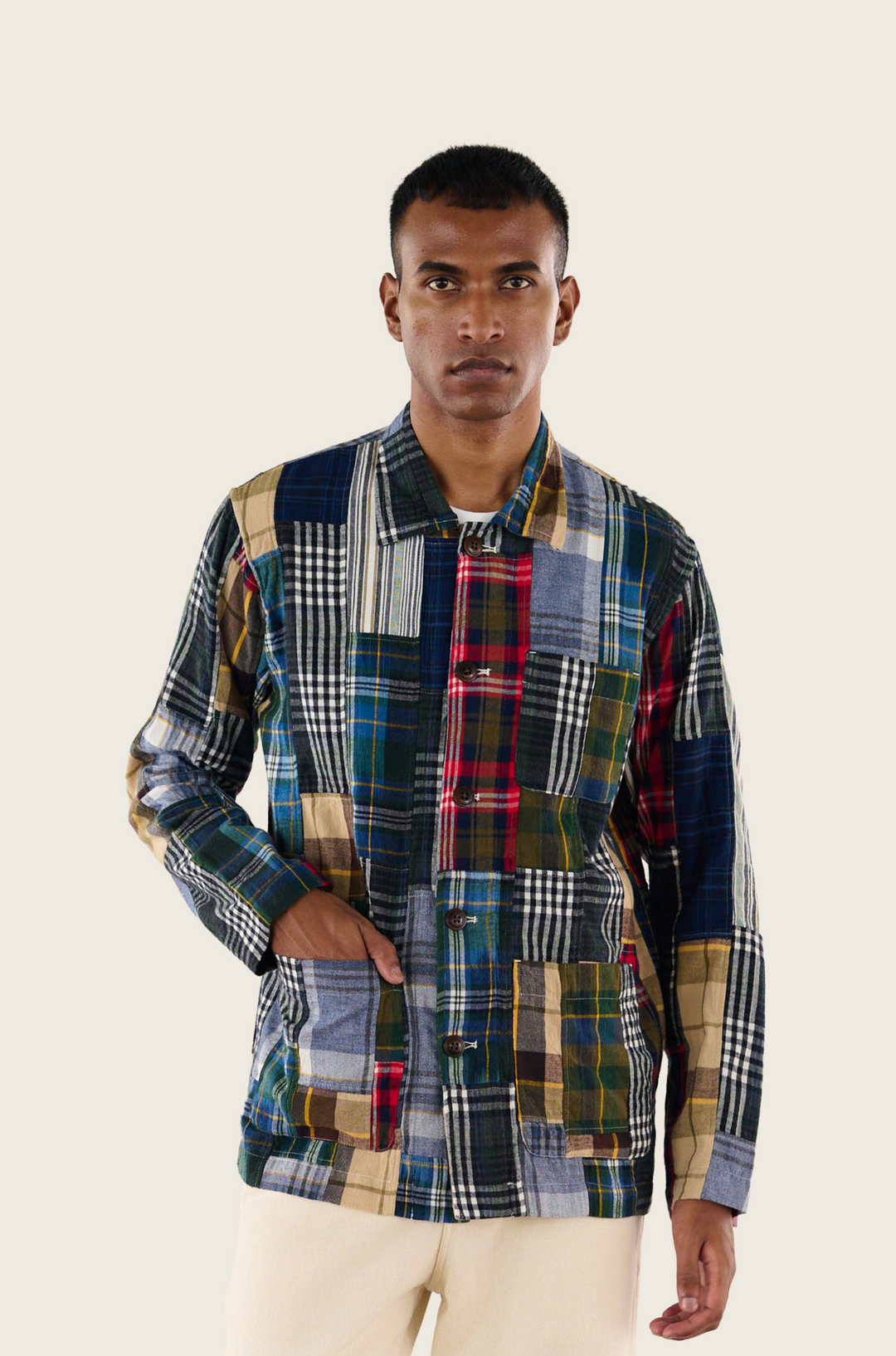 ex 乱れGingham otte otte shirt jacket サイズ2 N°106 Shirt Jacket – Original Madras Trading Company